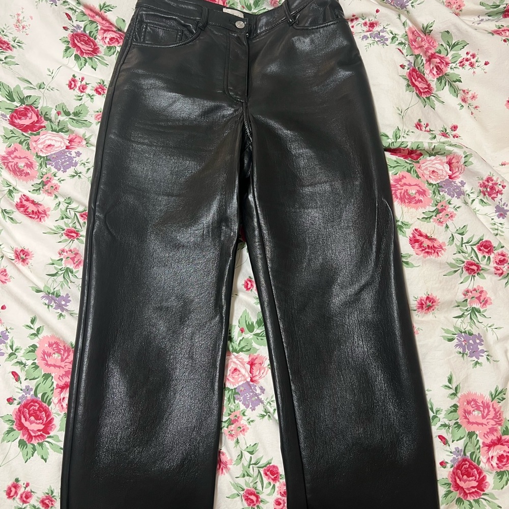 Aritzia Melina leather pants